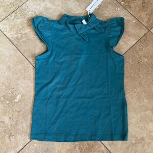 NWT Janie and Jack Turquoise Blouse